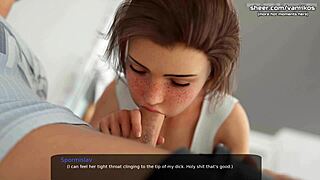 Milfy City Virgin Step Sister Sara Deepthroat Taboo Hentai 3D Game Part 92