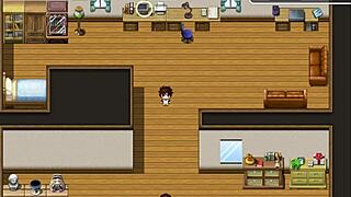 College student plays game with teacher in anime hentai scene