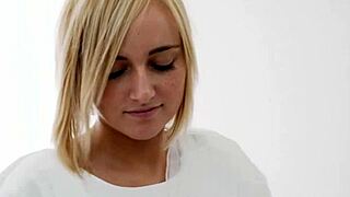 Teen lesbians in mormon taboo threesome masturbate and lick in missionary position