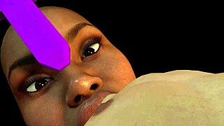 you slide down giant breast women in this cum-filled nightmare