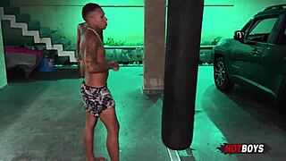 playing with a naughty friend's behind in a fun pov style