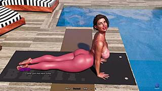 I caught half naked stepmom peeping in her bedroom during 3D hentai