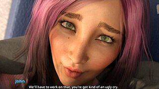 wvm 123, john stands strong as three hentai girls try knocking him off his feet!