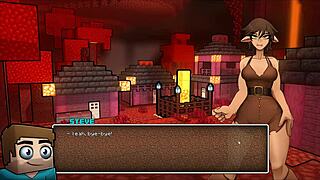 Hornycraft Parody Hentai Game Features Public Creampie Scene