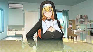 Summer clover harem hentai game ep 1: fired for giant cock