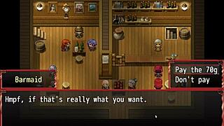 naive nun learns to suck huge cock in harem game