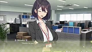 Summer clover harem hentai game ep 1: fired for giant cock