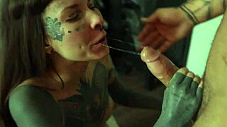 Sucked him in the cafe, then he fucked me hard at home!