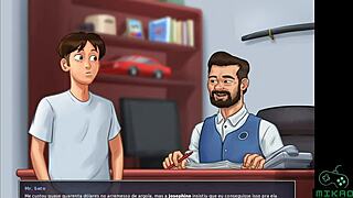 finally bought my motorcycle in summertime saga 😎