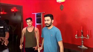 the game ended in a wild banging session with anal and gangbang