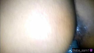 first time slamming my girlfriend's tight ass for wild fun