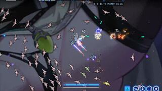 i discovered giant naked waifu in wings of seduction hentai game... tits busting out!