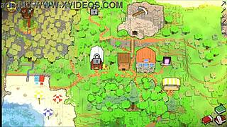 hornycraft parody with futanari pounding merchant hard