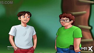 Laundry sex in Summertime Saga 😏