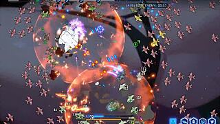 i discovered giant naked waifu in wings of seduction hentai game... tits busting out!