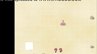 Best friend flashes tits in harem game to make him cum.