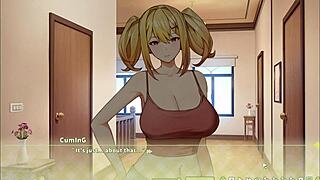 Summer clover harem hentai game ep 3 blonde nun have an orgasm while doing a rough blowjob... oops!