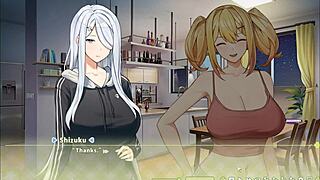 Summer clover harem hentai game ep 3 blonde nun have an orgasm while doing a rough blowjob... oops!