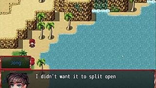 Best friend flashes tits in harem game to make him cum.