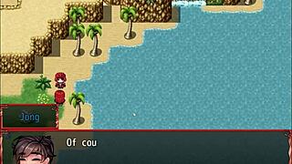 Best friend flashes tits in harem game to make him cum.