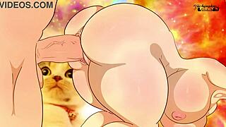 Double penetration by Anna Yanami in hentai parody feels insanely wild