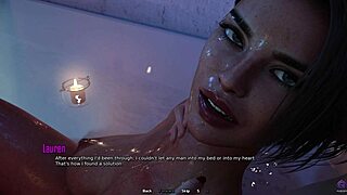 touching my horny stepmom's pussy while we bathe in 3d hentai