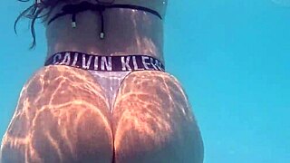 Steamy bath time with an amateur teen couple in 4K