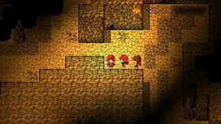 Redhead milf blocks him with her giant tits!