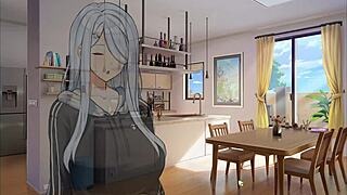 uhh summer clover hentai game, caught boss jerkin’ to my huge cock