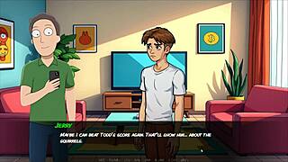 portal porn demoniums parody hentai game ep 1 mortys sister in the shower