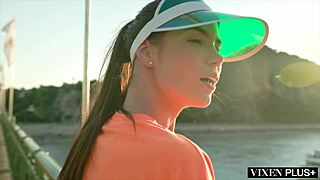 vixenplus college student craves mega-cock for intense anal and facial finish