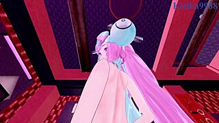 iono, nanjamo, and rosa mei in wild pokémon pov hentai with intense creampie sex