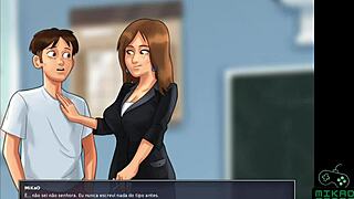 Summertime saga episode 74: forbidden romance with a teacher