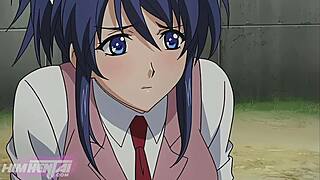 I had my first time fucking at work with my boss, taking his big black cock in anime hentai style.