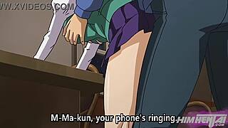 I had my first time fucking at work with my boss, taking his big black cock in anime hentai style.