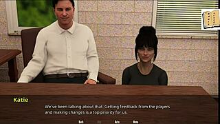 Katie Teases With Big Ass And Tits In 3D Anime!