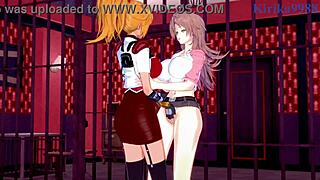 Sagiri Sakurai, Setsuko Ohara, Excellen Browning in Intense Lesbian Hentai Scene