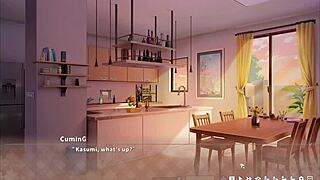 summer clover harem hentai game big blonde step sister rides giant cock night