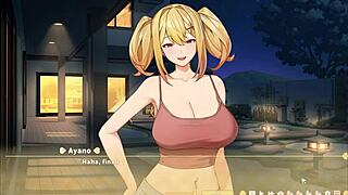 summer clover harem hentai game big blonde step sister rides giant cock night