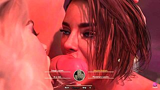 Holy crap! Horny stepmom caught banging stepson in wild public 3D threesome