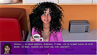 Complete Gameplay - Angelica Origins Remake Part 7: Whore Girlfriend Gets Cock In Hairy Beaver And Cumshot