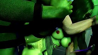 lusful asian student seduces with big tits at club in 3d anime