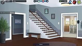 Wow! Busty Stepmom Flaunts Huge Breasts in 3D Game