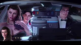 Touching My Stepmom While Her Boyfriend Watches - 3D Hentai