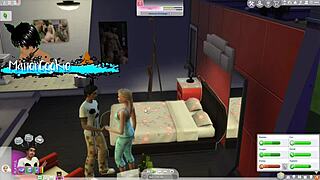 Sims 4 naughty mod featuring big tits and huge cocks