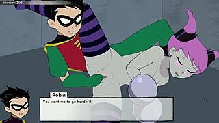 18titans part 31 features teen 18+ characters in hentai cartoon anime game with detailed sex scenes