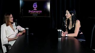 Wow, Vitoria Vonteese in sheer red gets wild with hard Dutch action!