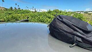 group of friends stop car on road to fuck hot swingers bare