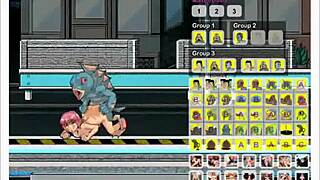 Orgak Hentai Game Gallery: Petite Babe Riding in Gangbang Creampie Action.