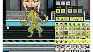 Orgak Hentai Game Gallery: Petite Babe Riding in Gangbang Creampie Action.